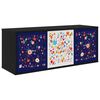 vidaXL Sein&auml;lle kiinnitett&auml;v&auml; TV-kaapisto MAINZ 102 x 33 x 40 cm