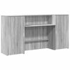 vidaXL Vastaanottop&ouml;yt&auml; harmaa sonoma 200x50x103,5 cm suunniteltu puu