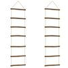 vidaXL Sein&auml;koristeet Tikkaat 2 kpl 30x100 cm Natural Branch