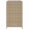 vidaXL Puutarhan s&auml;ilytyskaappi beige 83x45x76 cm polyrottinki
