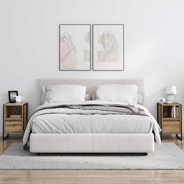 vidaXL Y&ouml;p&ouml;yt&auml; Taidekoivu 39,5 x 30 x 50 cm Tekninen puu