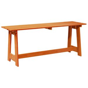 vidaXL Ulkopenkki Ruskea 119 x 37 x 47 cm Massiivinen m&auml;nty