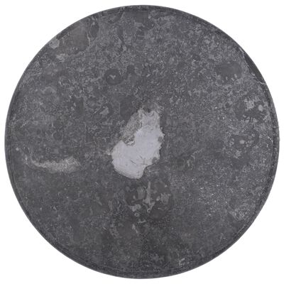 vidaXL Pöytälevy harmaa Ø60x2,5 cm marmori
