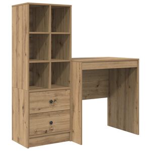 vidaXL P&ouml;yt&auml; Artisan tammi 115,5 x 50 x 127 cm 2 kpl