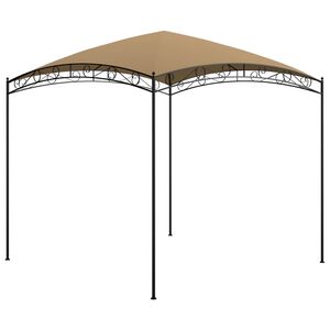 vidaXL Huvimaja 3x3x2,65 m harmaanruskea 180 g/m&sup2;