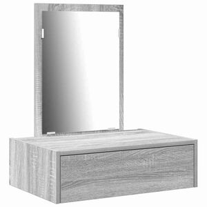 vidaXL Meikkip&ouml;yt&auml; Harmaa 60 x 40 x 70 cm Tekninen puu