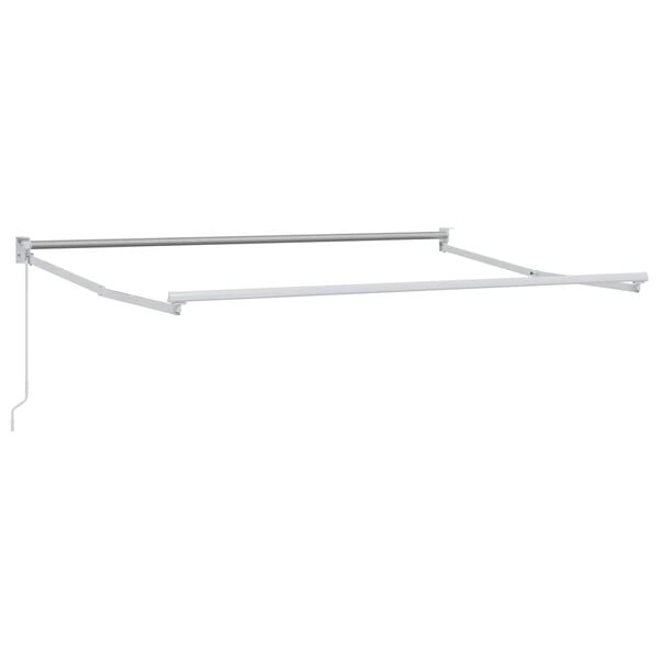 vidaXL Manuaalinen vedett&auml;v&auml; varjo Beige 2,5 x 2 m