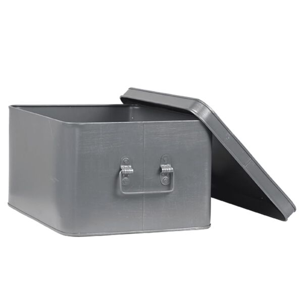 LABEL51 Säilytyslaatikko Media 35x27x18 cm XL antiikkinen harmaa