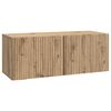 vidaXL Sein&auml;lle asennettava TV-kaappi Artisaanitammi 78,5 x 31 x 30 cm