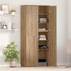 vidaXL Highboard artesaani tammi 80 x 35 x 180 cm Tekninen puu