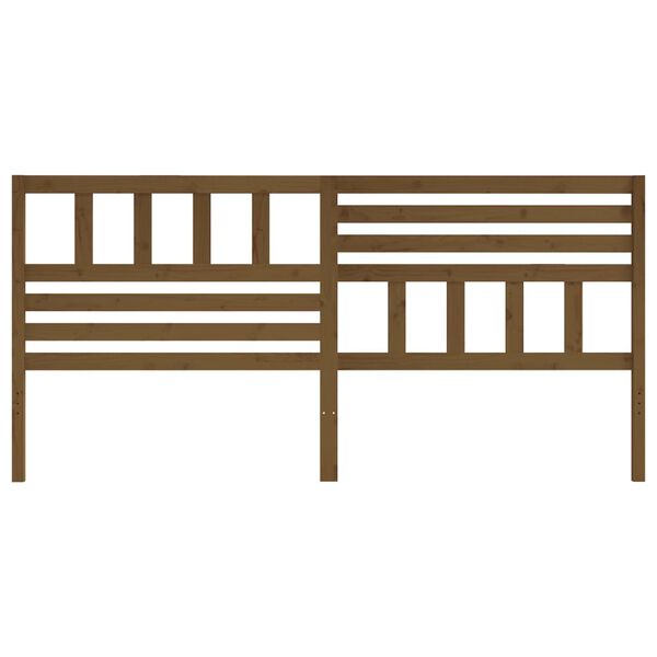 vidaXL S&auml;ngynp&auml;&auml;ty hunajanruskea 186x4x100 cm t&auml;ysi m&auml;nty