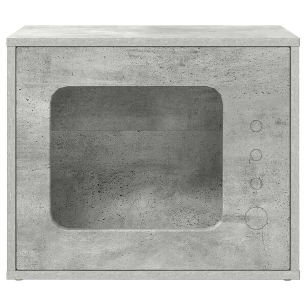 vidaXL Kissatalo Betoni 51 x 30 x 42,5 cm Tekninen puu