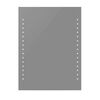 vidaXL Kylpyhuoneen peili LED-valoilla 60x80 cm