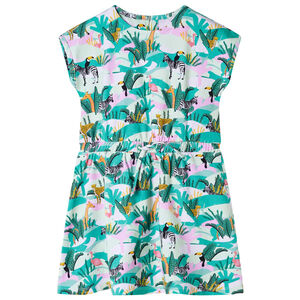 Lasten mekko vaalea minttu 128