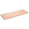 vidaXL P&ouml;yt&auml;levy vaaleanruskea 160x60x(2-4) cm k&auml;sitelty t&auml;ystammi