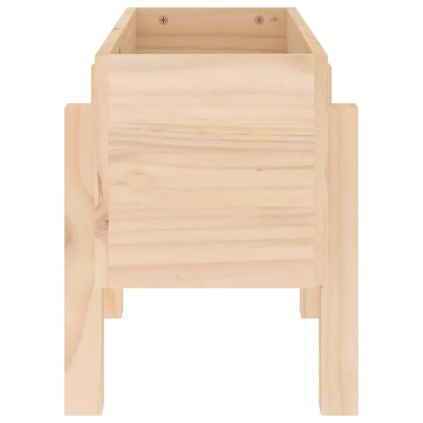 vidaXL Puutarhan kukkalaatikko 62x30x38 cm täysi mänty