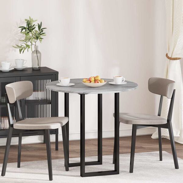 vidaXL P&ouml;yt&auml;levy Harmaa sonoma 80 x 80 x 1,5 cm Tekninen puu