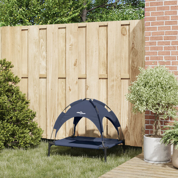 vidaXL Koiran Peti Laivastonsininen 76 x 62 x 70,5 cm Ter&auml;s