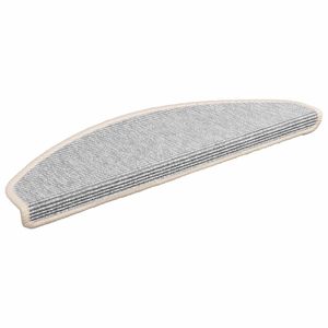 vidaXL Porrasmatot 15 kpl 65x21x4 cm hopeanv&auml;rinen puolipy&ouml;re&auml; suuri