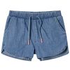 vidaXL Lasten shortsit denim sininen 116