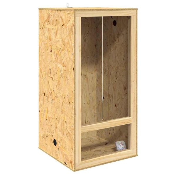 vidaXL Terrarium Ruskea 50 x 50 x 100 cm OSB