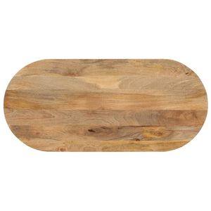 vidaXL P&ouml;yt&auml;levy 90x40x3,8 cm ovaali t&auml;ysi mangopuu