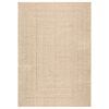 vidaXL Matto ZIZUR beige 200x290 cm juuttityyli sis&auml;- ja ulkok&auml;ytt&ouml;&ouml;n
