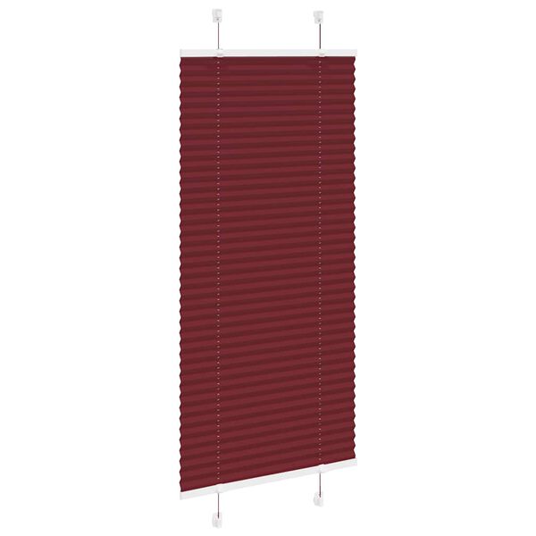 vidaXL laskostettu blind Bordeaux Red 60x150 cm Kankaan leveys