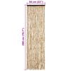 vidaXL Hy&ouml;nteisverho beige 56x200 cm Chenille