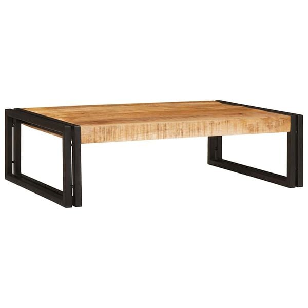 vidaXL Kylpyhuoneshelf Ruskea 80 x 50 x 23 cm Kovan karkean mangopuun