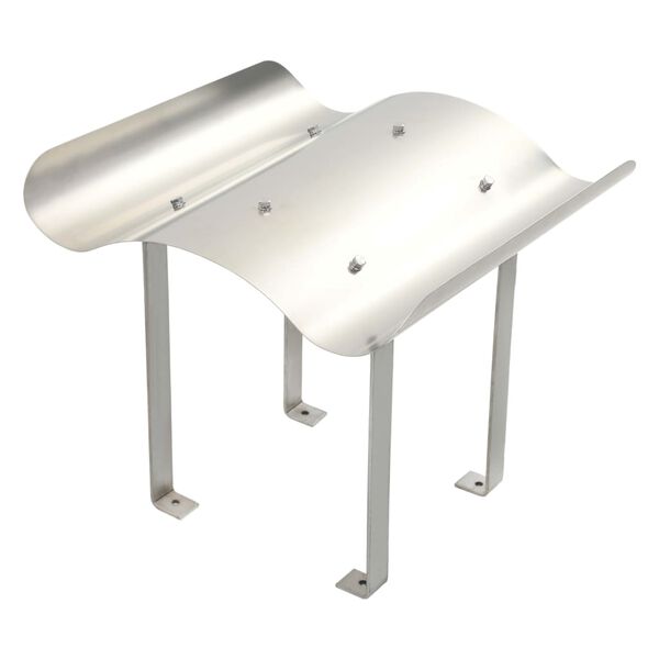 vidaXL Piipunhattu ruostumaton ter&auml;s 70 x 100 x 38 cm