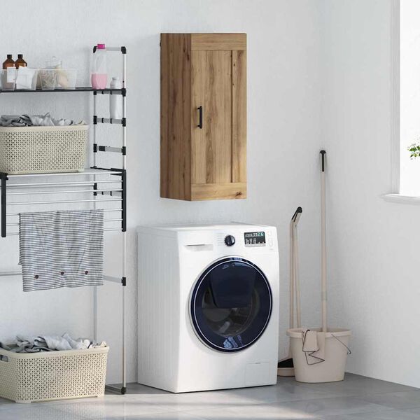 vidaXL Sein&auml;kaappi Artisan tammi 34,5 x 34 x 90 cm Tekninen puu