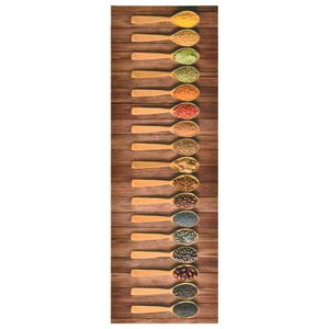 vidaXL Keitti&ouml;n pest&auml;v&auml; lattiamatto Spoon 45x150 cm