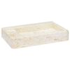 vidaXL Pesuallas kerma 58x39x10 cm marmori