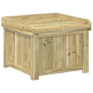 vidaXL Ulkoilmapatjan laatikko Kyll&auml;stetty m&auml;nty 58,5 x 60 x 47 cm