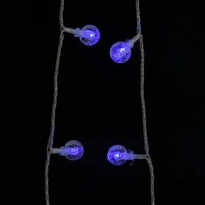vidaXL Keijuvalonauha pallo 20 m 200 LED-valoa sininen 8-toiminen
