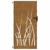 vidaXL Puutarhaportti 85x175 cm corten ter&auml;s ruohokuvio