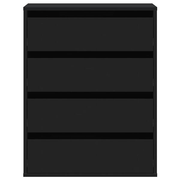 vidaXL Kulmalipasto musta 60x41x76 cm tekninen puu