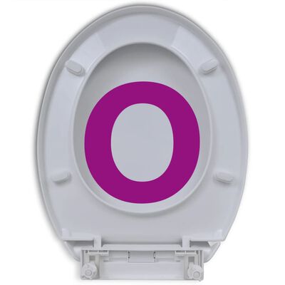 vidaXL WC-istuin pehmeästi sulkeutuva Valkoinen Soikea