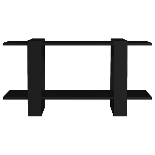 vidaXL Kirjahylly musta 100x30x51 cm tekninen puu