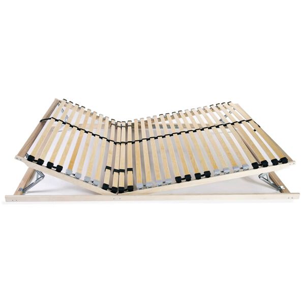 vidaXL Sängyn sälepohja 28 säleellä 7 vyöhykettä 140x200 cm