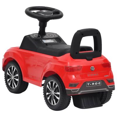 vidaXL Potkuauto Volkswagen T-Roc punainen