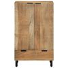 vidaXL Highboard Ruskea 60x33x100 cm Massiivipuu Mango