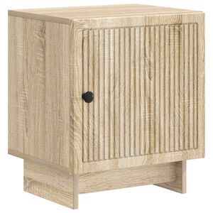 vidaXL Y&ouml;p&ouml;yt&auml;kaappi Sonoma-tammi 43 x 34,5 x 50 cm Tekninen puu