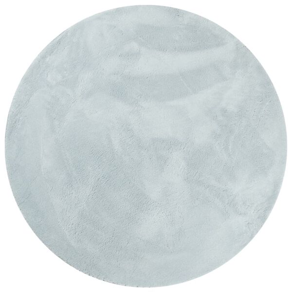 vidaXL Matto HUARTE lyhytnukkainen ja pest&auml;v&auml; sininen &Oslash; 100 cm