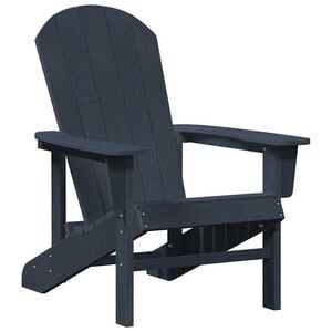 vidaXL Adirondack-tuoli Laivastonsininen HDPE