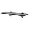 vidaXL Kelluva hylly Lasi 30x10 cm 8 mm