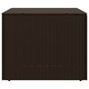 vidaXL Puutarhan s&auml;ilytyslaatikko ruskea 291 l polyrottinki