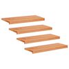 vidaXL Portaiden p&auml;&auml;llysteet 4 kpl 70 x 25 x 2 cm Lakka Kiinte&auml; py&ouml;kki