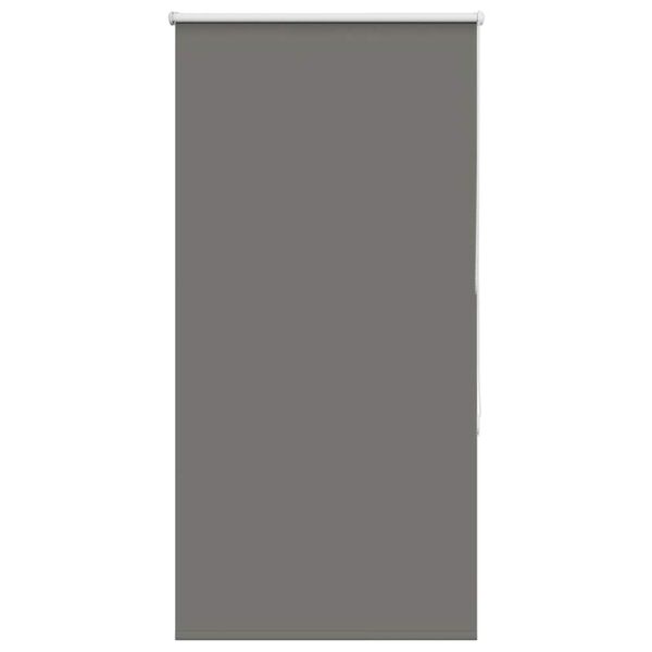 vidaXL Rullaverho Blackout harmaa 75x130 cm Kankaan leveys 70,7 cm